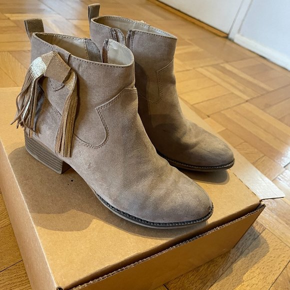 *Used** Dolce Vita Kids Camel Boots- sz 5 - Picture 1 of 1